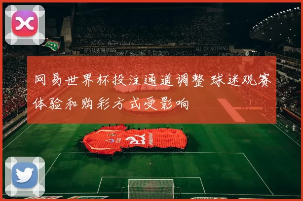 网易世界杯投注通道调整 球迷观赛体验和购彩方式受影响
