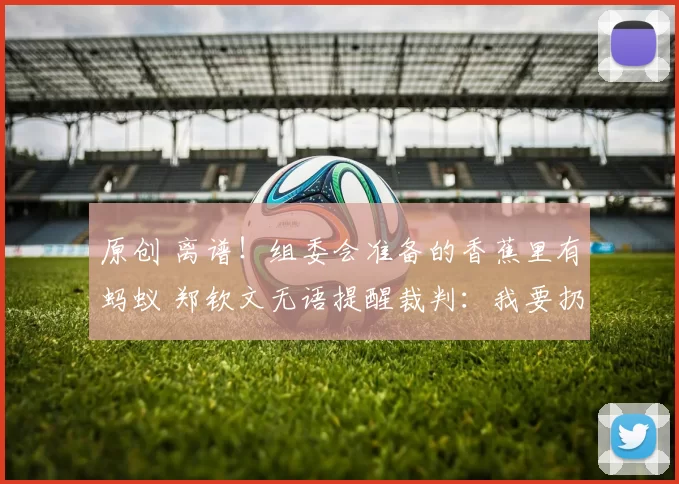 原创 离谱！组委会准备的香蕉里有蚂蚁 郑钦文无语提醒裁判：我要扔掉它