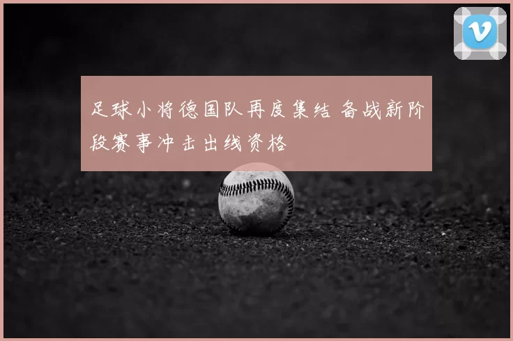 足球小将德国队再度集结 备战新阶段赛事冲击出线资格