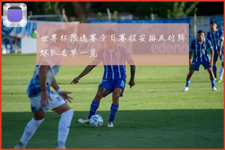 世界杯预选赛今日赛程安排及对阵球队名单一览